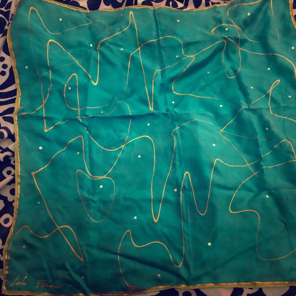 Handmade silk scarf from Spain by Lola Fonseca